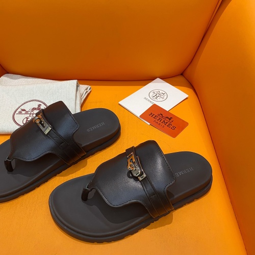 Replica Hermes Slippers For Men #1211007 $102.00 USD for Wholesale