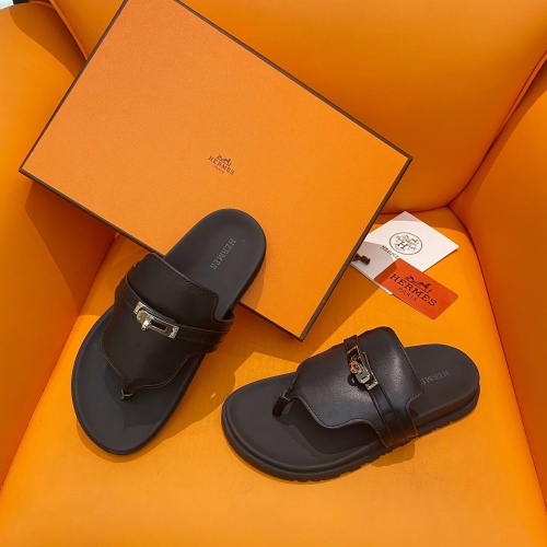 Replica Hermes Slippers For Men #1211007 $102.00 USD for Wholesale