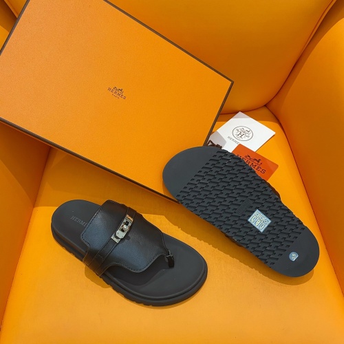 Replica Hermes Slippers For Men #1211007 $102.00 USD for Wholesale