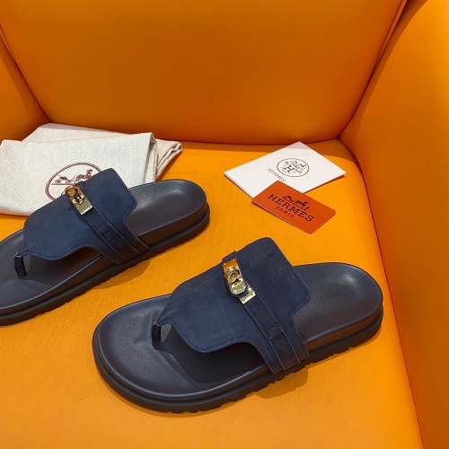 Replica Hermes Slippers For Men #1211010 $102.00 USD for Wholesale