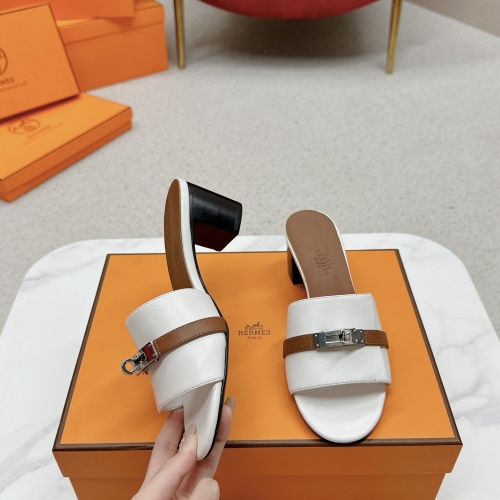 Replica Hermes Slippers For Women #1211011 $102.00 USD for Wholesale