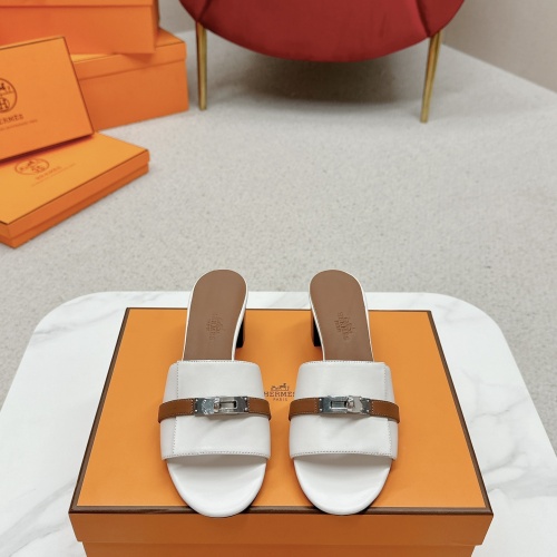 Replica Hermes Slippers For Women #1211011 $102.00 USD for Wholesale