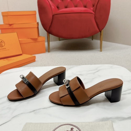 Hermes Slippers For Women #1211012 $102.00 USD, Wholesale Replica Hermes Slippers