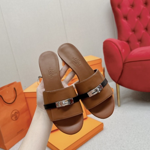 Replica Hermes Slippers For Women #1211012 $102.00 USD for Wholesale