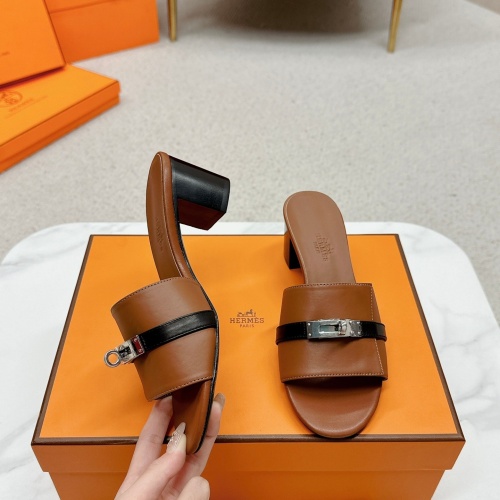 Replica Hermes Slippers For Women #1211012 $102.00 USD for Wholesale