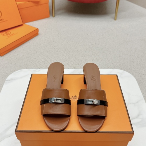 Replica Hermes Slippers For Women #1211012 $102.00 USD for Wholesale