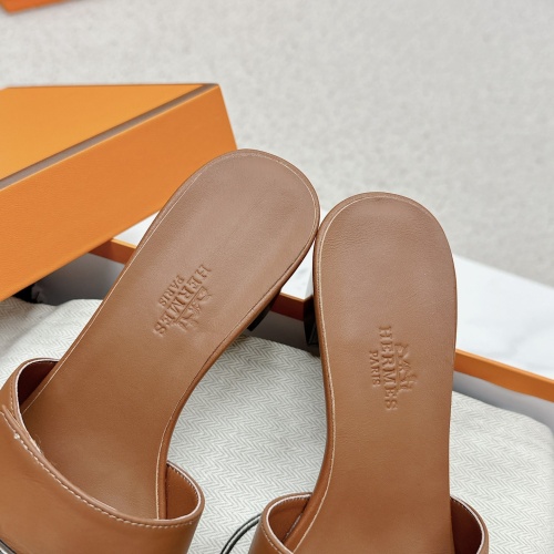 Replica Hermes Slippers For Women #1211012 $102.00 USD for Wholesale