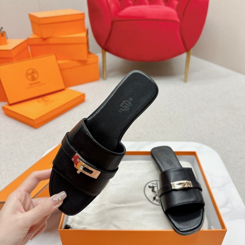 Replica Hermes Slippers For Women #1211017 $102.00 USD for Wholesale