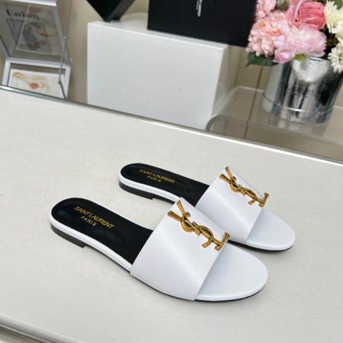 Replica Yves Saint Laurent YSL Slippers For Women #1211052 $80.00 USD for Wholesale