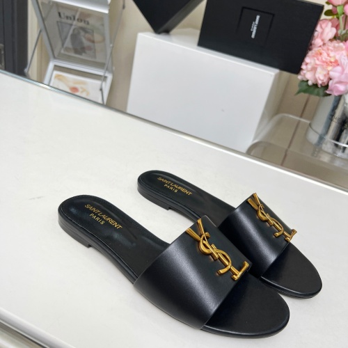 Replica Yves Saint Laurent YSL Slippers For Women #1211053 $80.00 USD for Wholesale