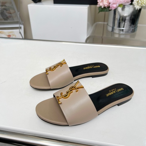 Yves Saint Laurent YSL Slippers For Women #1211057 $80.00 USD, Wholesale Replica Yves Saint Laurent YSL Slippers