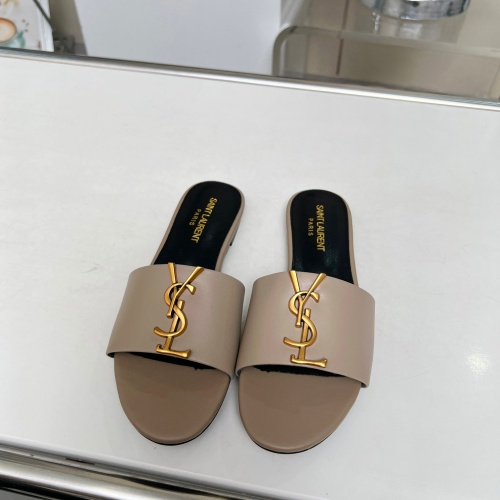 Replica Yves Saint Laurent YSL Slippers For Women #1211057 $80.00 USD for Wholesale