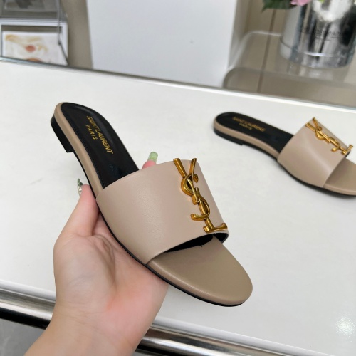 Replica Yves Saint Laurent YSL Slippers For Women #1211057 $80.00 USD for Wholesale