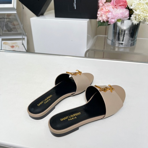 Replica Yves Saint Laurent YSL Slippers For Women #1211057 $80.00 USD for Wholesale