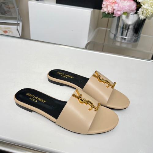 Replica Yves Saint Laurent YSL Slippers For Women #1211058 $80.00 USD for Wholesale