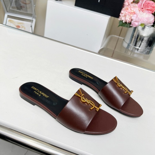 Replica Yves Saint Laurent YSL Slippers For Women #1211060 $80.00 USD for Wholesale