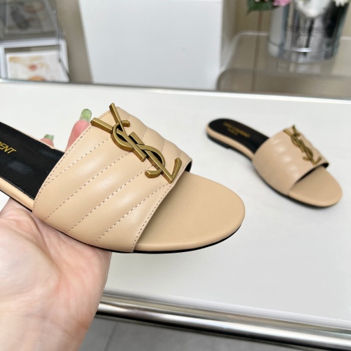 Replica Yves Saint Laurent YSL Slippers For Women #1211072 $80.00 USD for Wholesale