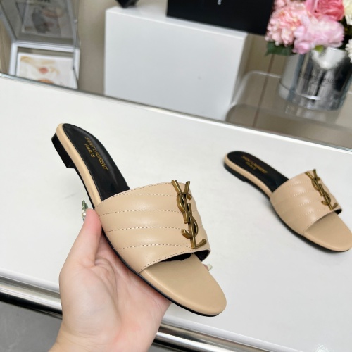 Replica Yves Saint Laurent YSL Slippers For Women #1211072 $80.00 USD for Wholesale