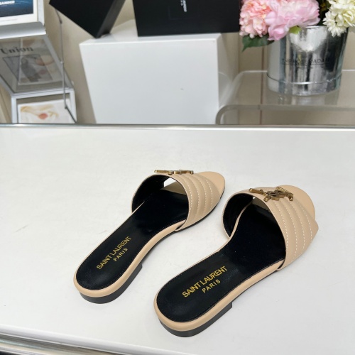 Replica Yves Saint Laurent YSL Slippers For Women #1211072 $80.00 USD for Wholesale