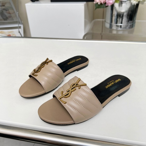 Yves Saint Laurent YSL Slippers For Women #1211073 $80.00 USD, Wholesale Replica Yves Saint Laurent YSL Slippers