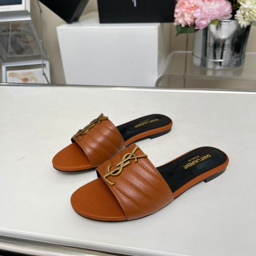 Yves Saint Laurent YSL Slippers For Women #1211074 $80.00 USD, Wholesale Replica Yves Saint Laurent YSL Slippers