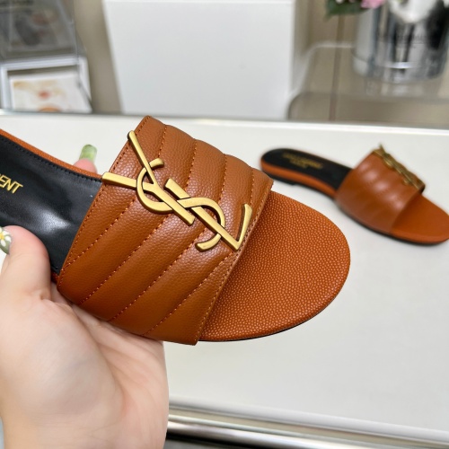 Replica Yves Saint Laurent YSL Slippers For Women #1211074 $80.00 USD for Wholesale