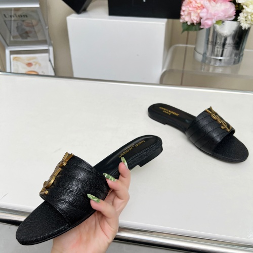 Replica Yves Saint Laurent YSL Slippers For Women #1211075 $80.00 USD for Wholesale