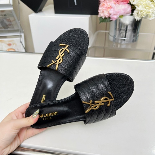 Replica Yves Saint Laurent YSL Slippers For Women #1211075 $80.00 USD for Wholesale