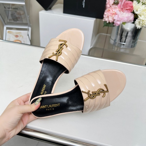 Replica Yves Saint Laurent YSL Slippers For Women #1211077 $80.00 USD for Wholesale