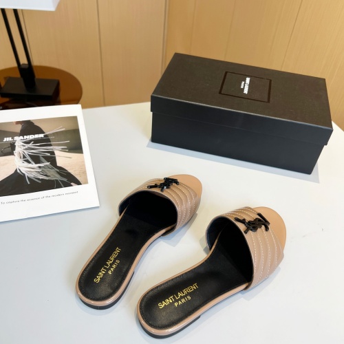 Replica Yves Saint Laurent YSL Slippers For Women #1211080 $80.00 USD for Wholesale