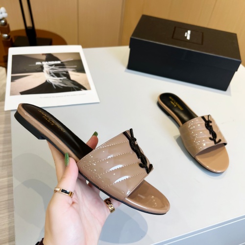 Replica Yves Saint Laurent YSL Slippers For Women #1211080 $80.00 USD for Wholesale