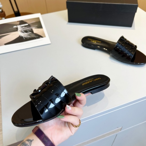 Replica Yves Saint Laurent YSL Slippers For Women #1211081 $80.00 USD for Wholesale