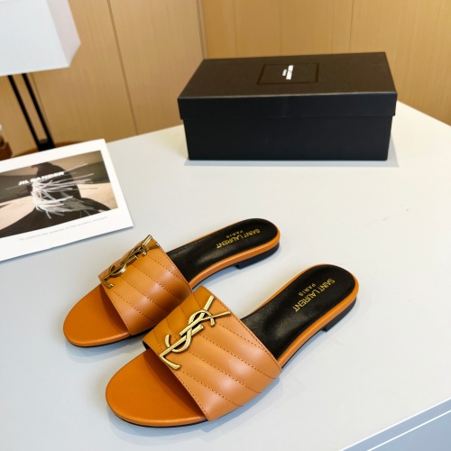 Yves Saint Laurent YSL Slippers For Women #1211083 $80.00 USD, Wholesale Replica Yves Saint Laurent YSL Slippers