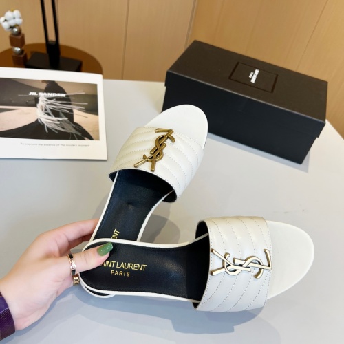 Replica Yves Saint Laurent YSL Slippers For Women #1211084 $80.00 USD for Wholesale