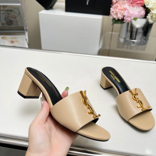 Replica Yves Saint Laurent YSL Slippers For Women #1211091 $100.00 USD for Wholesale