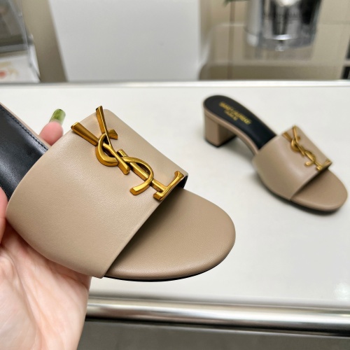 Replica Yves Saint Laurent YSL Slippers For Women #1211092 $100.00 USD for Wholesale