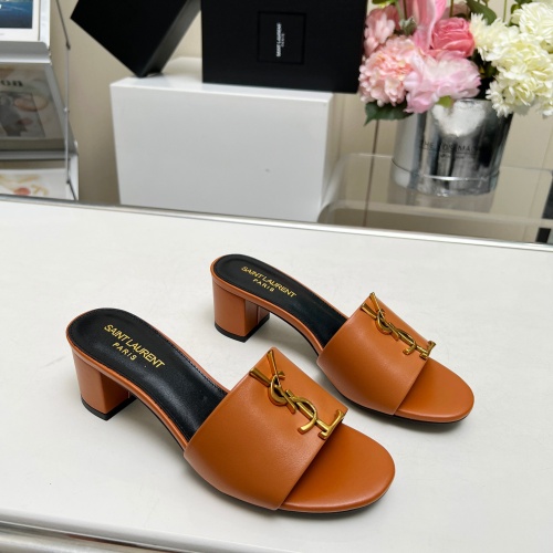 Replica Yves Saint Laurent YSL Slippers For Women #1211093 $100.00 USD for Wholesale