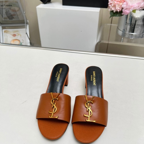 Replica Yves Saint Laurent YSL Slippers For Women #1211098 $100.00 USD for Wholesale