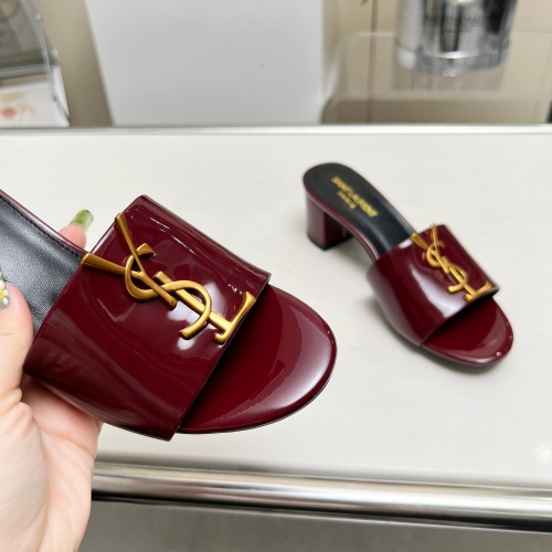 Replica Yves Saint Laurent YSL Slippers For Women #1211112 $100.00 USD for Wholesale