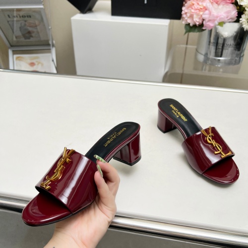 Replica Yves Saint Laurent YSL Slippers For Women #1211112 $100.00 USD for Wholesale