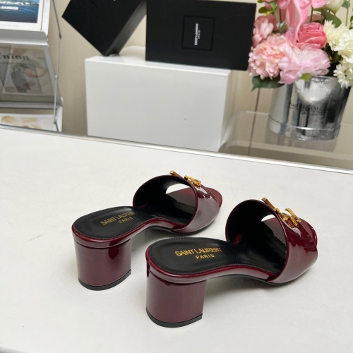 Replica Yves Saint Laurent YSL Slippers For Women #1211112 $100.00 USD for Wholesale