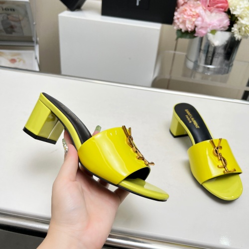 Replica Yves Saint Laurent YSL Slippers For Women #1211117 $100.00 USD for Wholesale