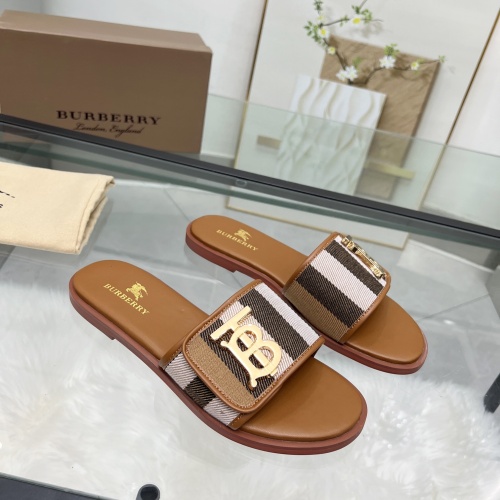 Burberry Slippers For Women #1211122 $82.00 USD, Wholesale Replica Burberry Slippers