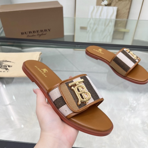 Replica Burberry Slippers For Women #1211122 $82.00 USD for Wholesale