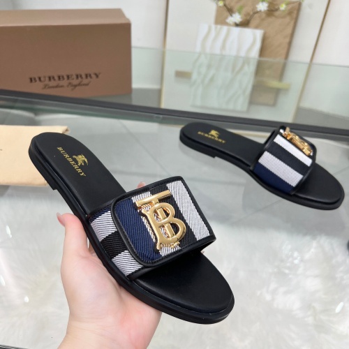 Replica Burberry Slippers For Women #1211123 $82.00 USD for Wholesale