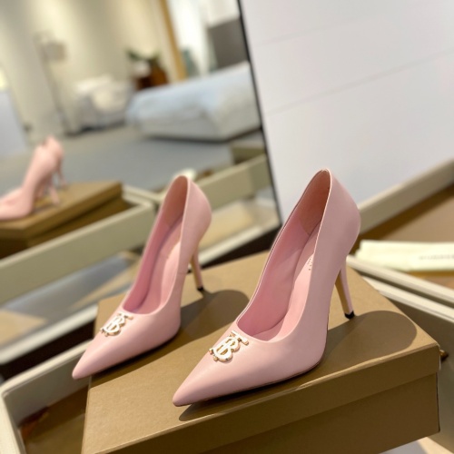 Burberry High-Heeled Shoes For Women #1211142 $122.00 USD, Wholesale Replica Burberry High-Heeled Shoes