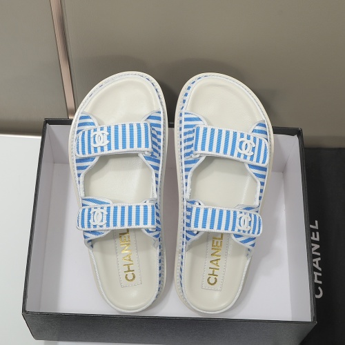 Replica Chanel Slippers For Women #1211234 $88.00 USD for Wholesale