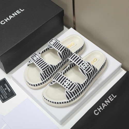 Chanel Slippers For Women #1211236 $88.00 USD, Wholesale Replica Chanel Slippers