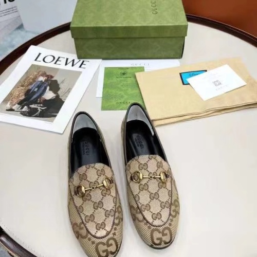 Replica Gucci Oxfords Shoes For Women #1211282 $96.00 USD for Wholesale