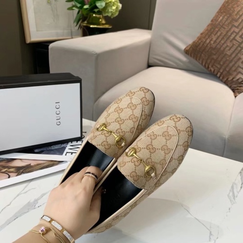 Replica Gucci Oxfords Shoes For Women #1211285 $80.00 USD for Wholesale